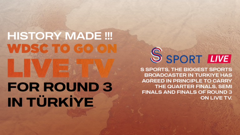 WDSC goes on LIVE TV for Round 3 in Turkiye