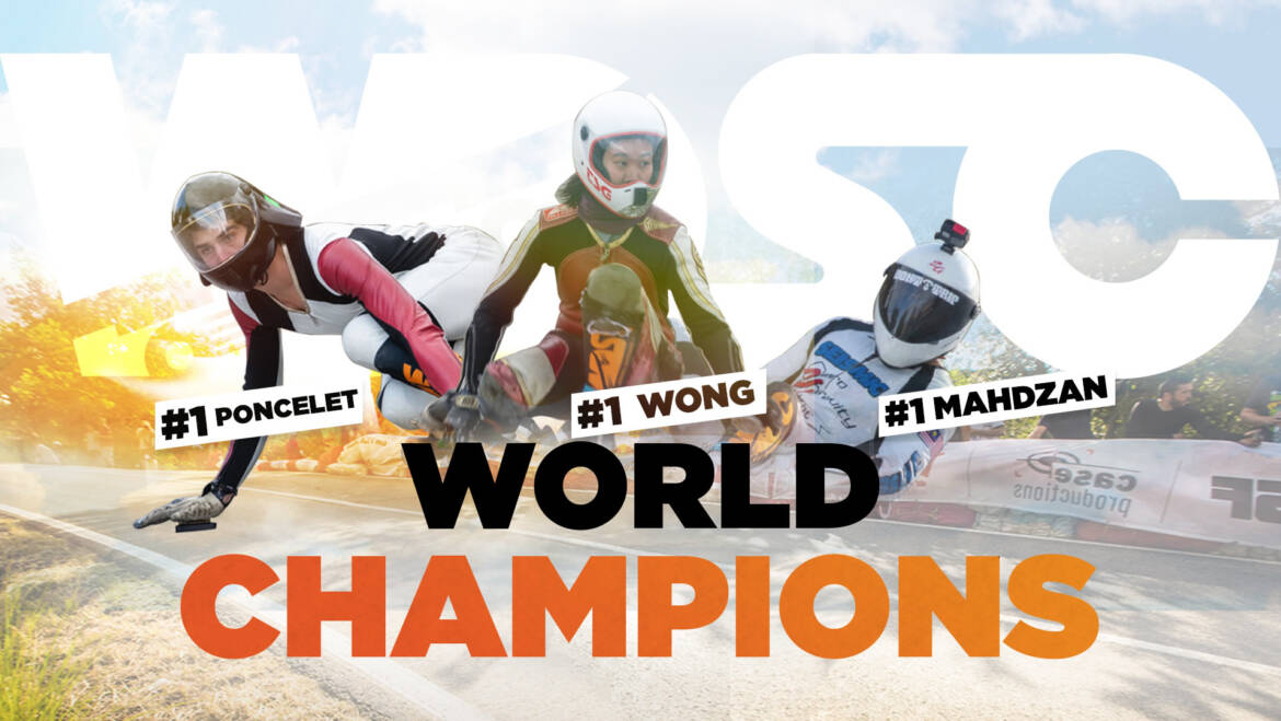 WORLD CHAMPIONS PONCELET – WONG – MAHDZAN CROWNED IN A SEASON TO SAVOUR